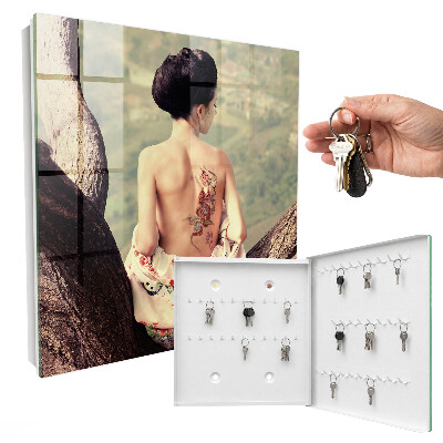 Key cabinet for wall Harmony of nature
