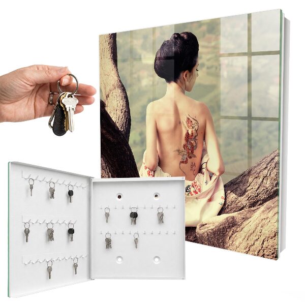 Key cabinet for wall Harmony of nature