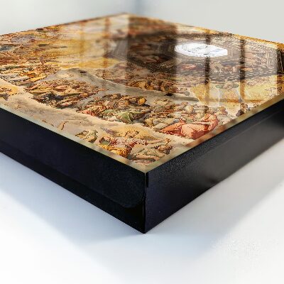 Key cabinet for wall Religious frescoes