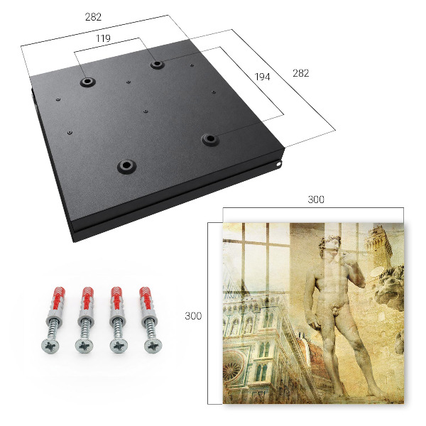 Key cabinet for wall Florentine Renaissance