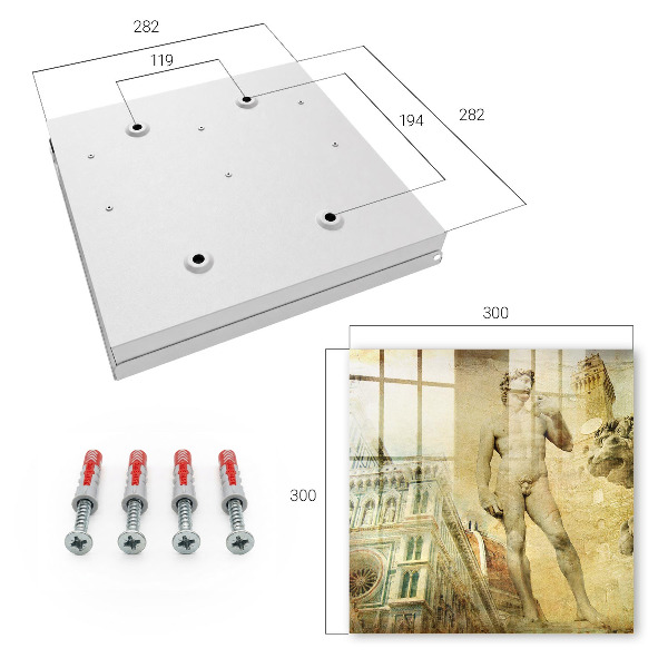 Key cabinet for wall Florentine Renaissance