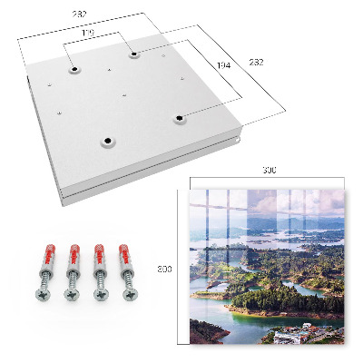 Key storage box Green Islands