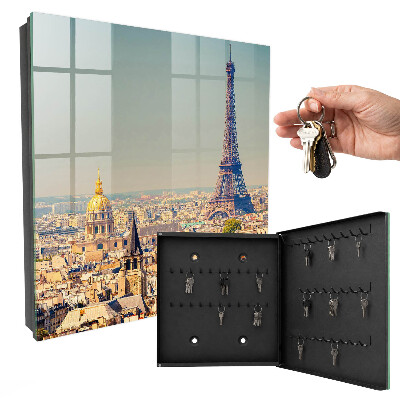 Key cabinet for wall Urban landscape