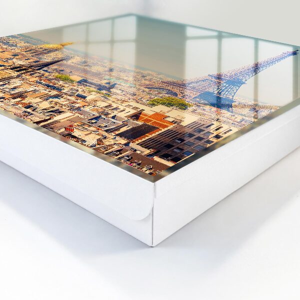 Key cabinet for wall Urban landscape