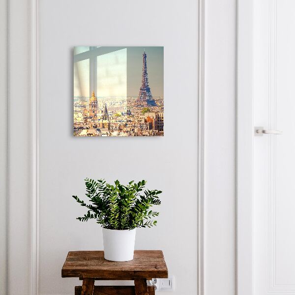 Key cabinet for wall Urban landscape