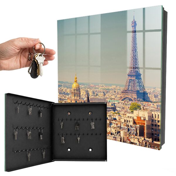 Key cabinet for wall Urban landscape