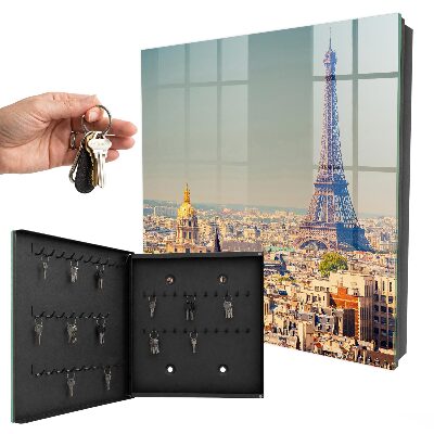 Key cabinet for wall Urban landscape