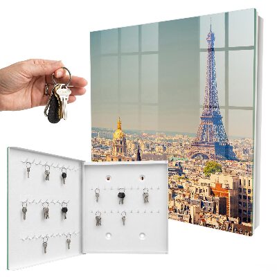 Key cabinet for wall Urban landscape