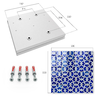 Key storage box Geometric tiles