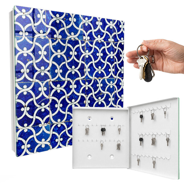 Key storage box Geometric tiles