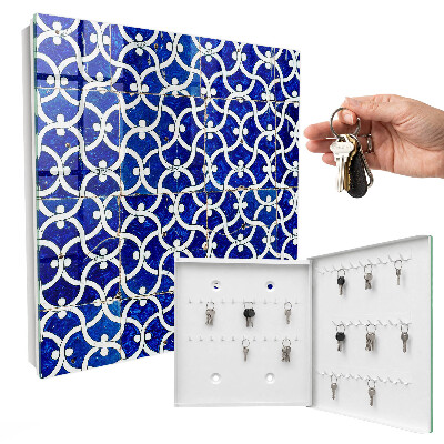 Key storage box Geometric tiles