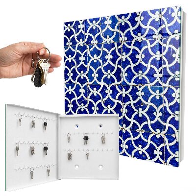 Key storage box Geometric tiles