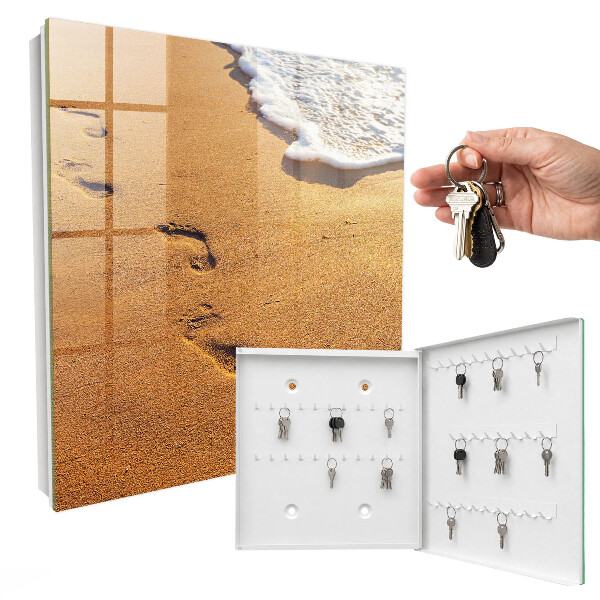 Key storage box Peace on the beach