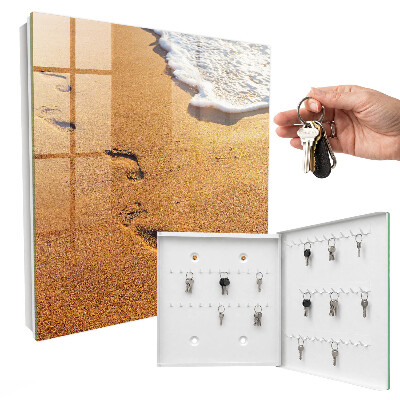 Key storage box Peace on the beach