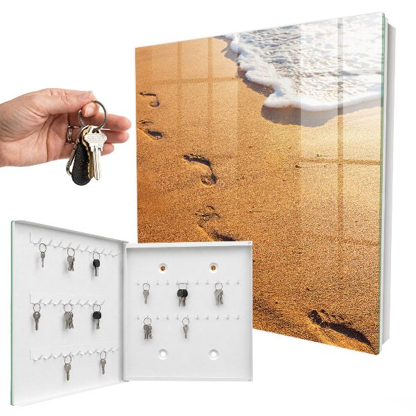 Key storage box Peace on the beach