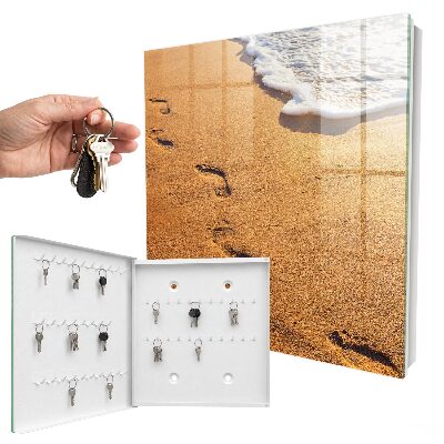 Key storage box Peace on the beach