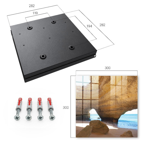 Key cabinet for wall Sea cave