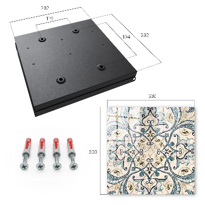 Key box Turquoise decoration