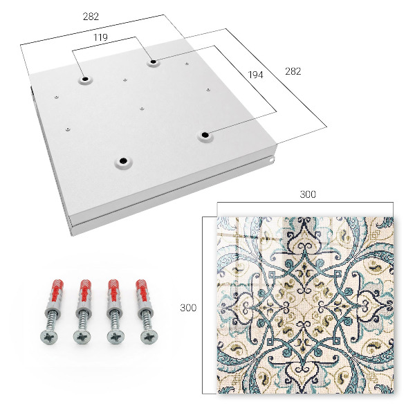 Key box Turquoise decoration