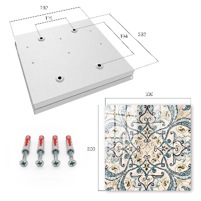 Key box Turquoise decoration