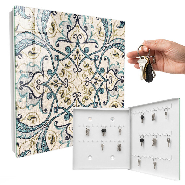 Key box Turquoise decoration