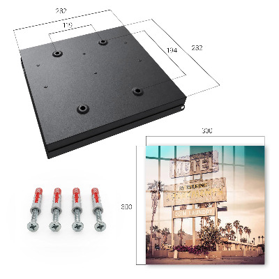 Key storage box Retro motel