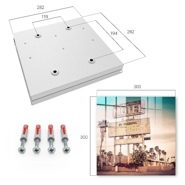 Key storage box Retro motel