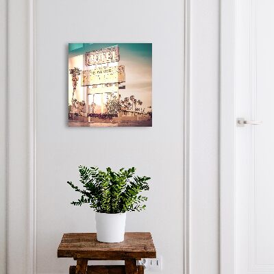 Key storage box Retro motel