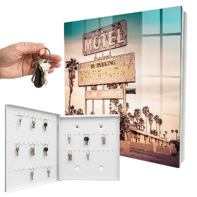 Key storage box Retro motel
