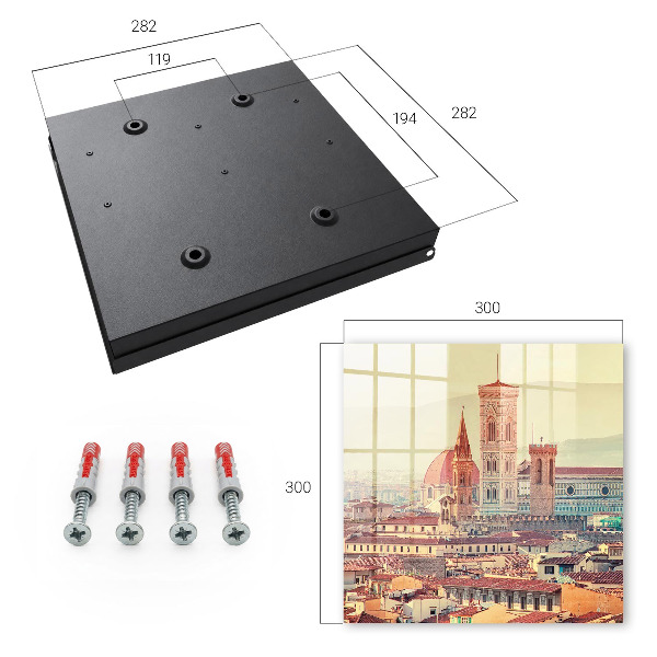 Key cabinet for wall Urban elegance