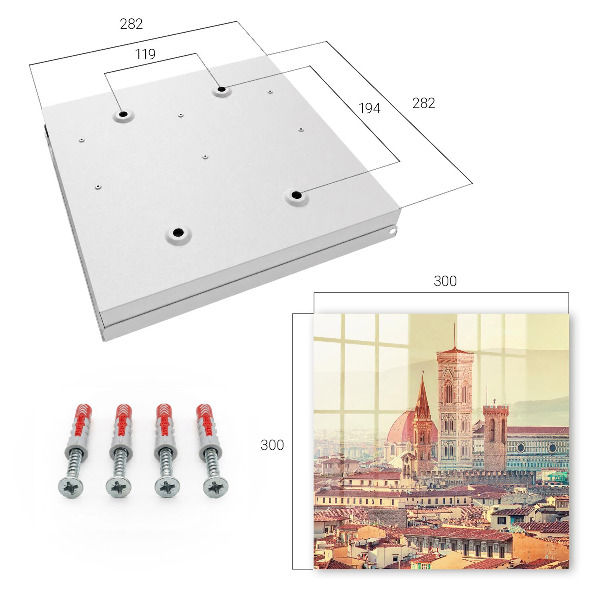 Key cabinet for wall Urban elegance