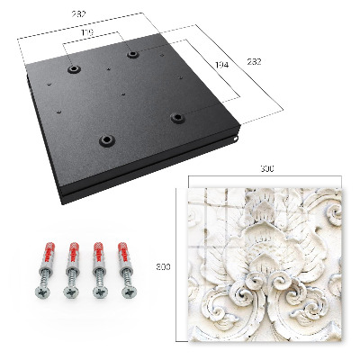Key storage box Floral decorations