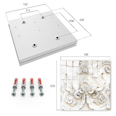 Key storage box Floral decorations