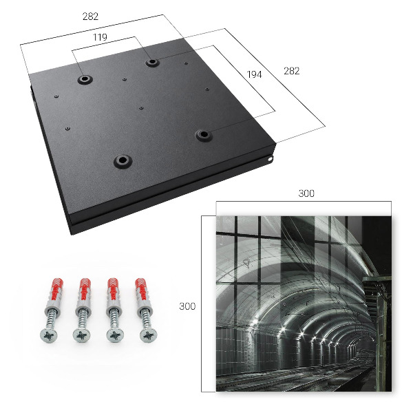 Key storage box Railway tunnel