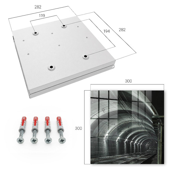 Key storage box Railway tunnel