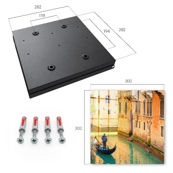 Key cabinet for wall Venice Canal