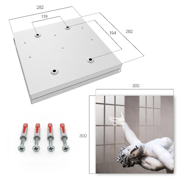 Key storage box Classic statue