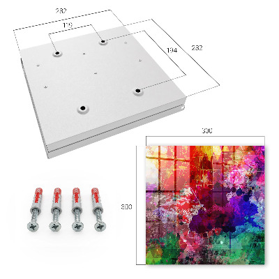 Key cabinet for wall Color expression