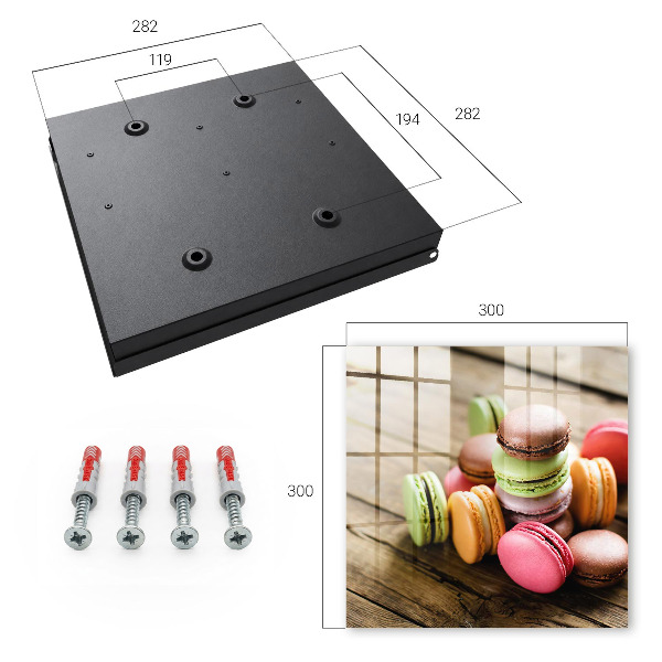 Key storage box Colorful sweets