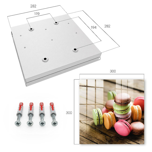 Key storage box Colorful sweets