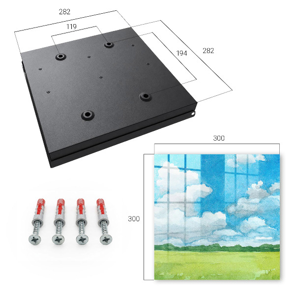 Key box Summer landscape