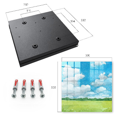 Key box Summer landscape