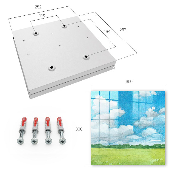 Key box Summer landscape