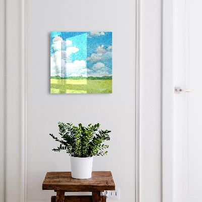 Key box Summer landscape