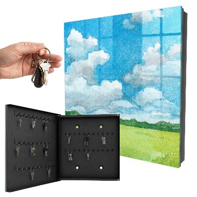 Key box Summer landscape