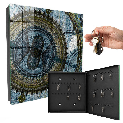 Key storage box Geometric mandala
