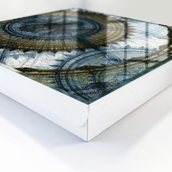 Key storage box Geometric mandala