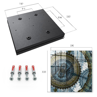 Key storage box Geometric mandala