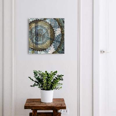 Key storage box Geometric mandala