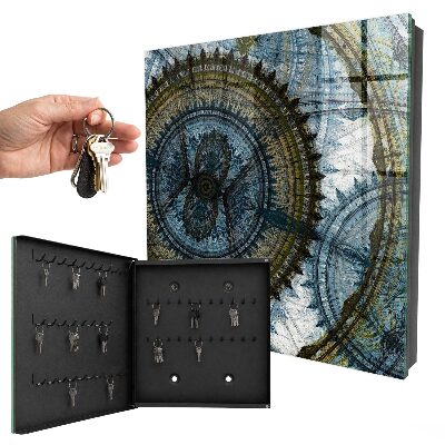 Key storage box Geometric mandala